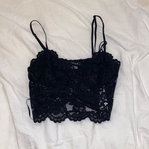 Zara lace bra top